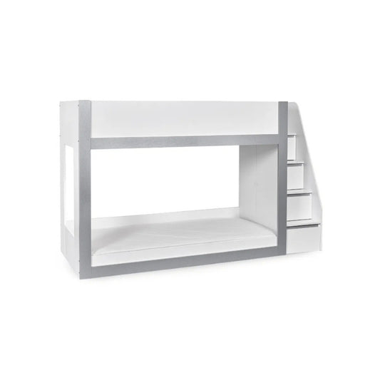 Julian Bowen Gaia Bunk Bed White & Silver