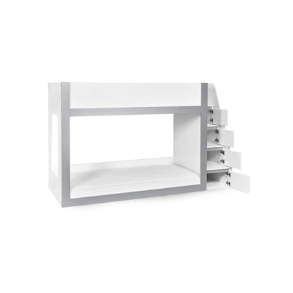 Julian Bowen Gaia Bunk Bed White & Silver