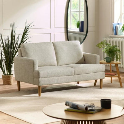 Julian Bowen Daisy Compact 2 Seater Sofa Pearl Barley