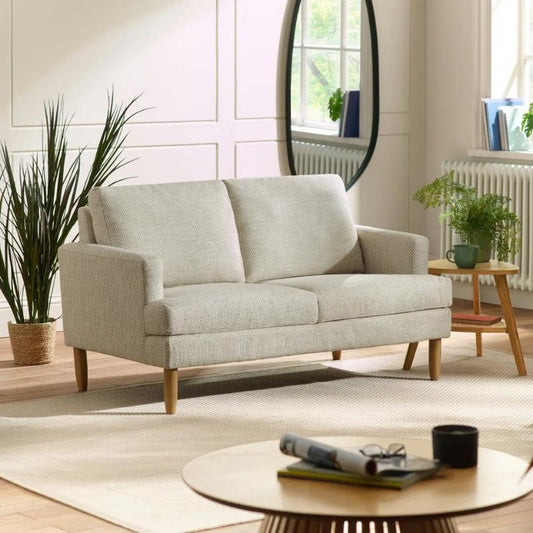 Julian Bowen Daisy Compact 2 Seater Sofa Pearl Barley
