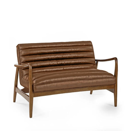 Julian Bowen Marshall Seater Sofa Brown