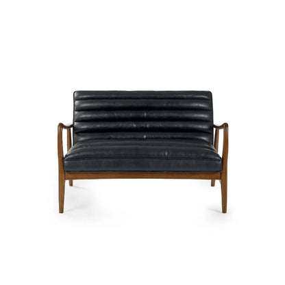 Julian Bowen Marshall 2 Seater Sofa Black