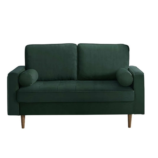 Julian Bowen Henley 2 Seater Sofa with Bolsters Green