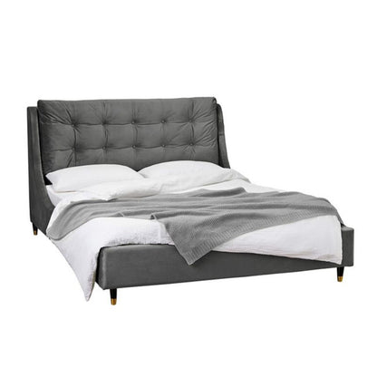 LPD Furniture Sloane Kingsize Bed Grey