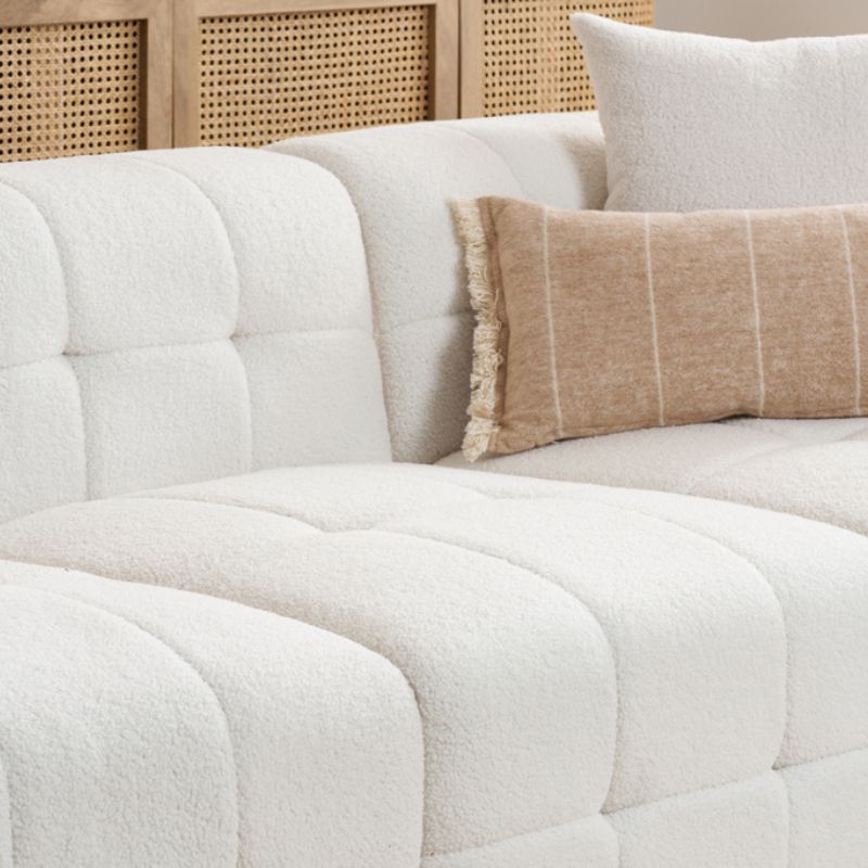 Birlea Milo 3 Seater Sofa White