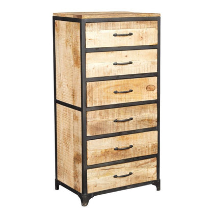 Indian Hub Cosmo Industrial Tall Chest