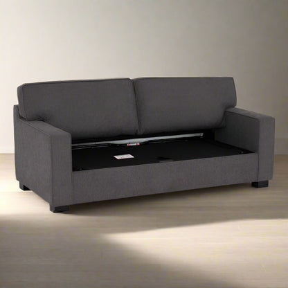 Seconique Eton Sofa Bed Dark Grey Fabric