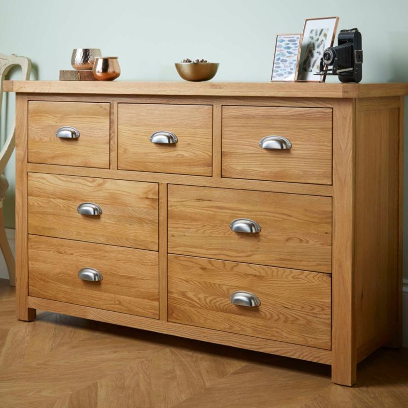 Birlea Woburn Oak 4+3 Drawer Chest