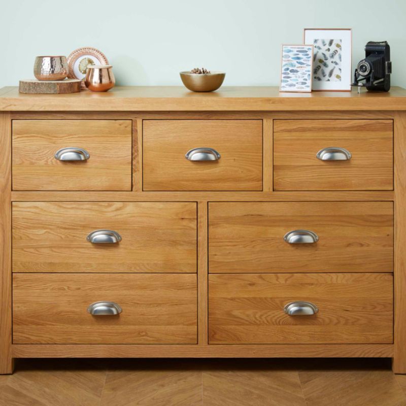 Birlea Woburn Oak 4+3 Drawer Chest