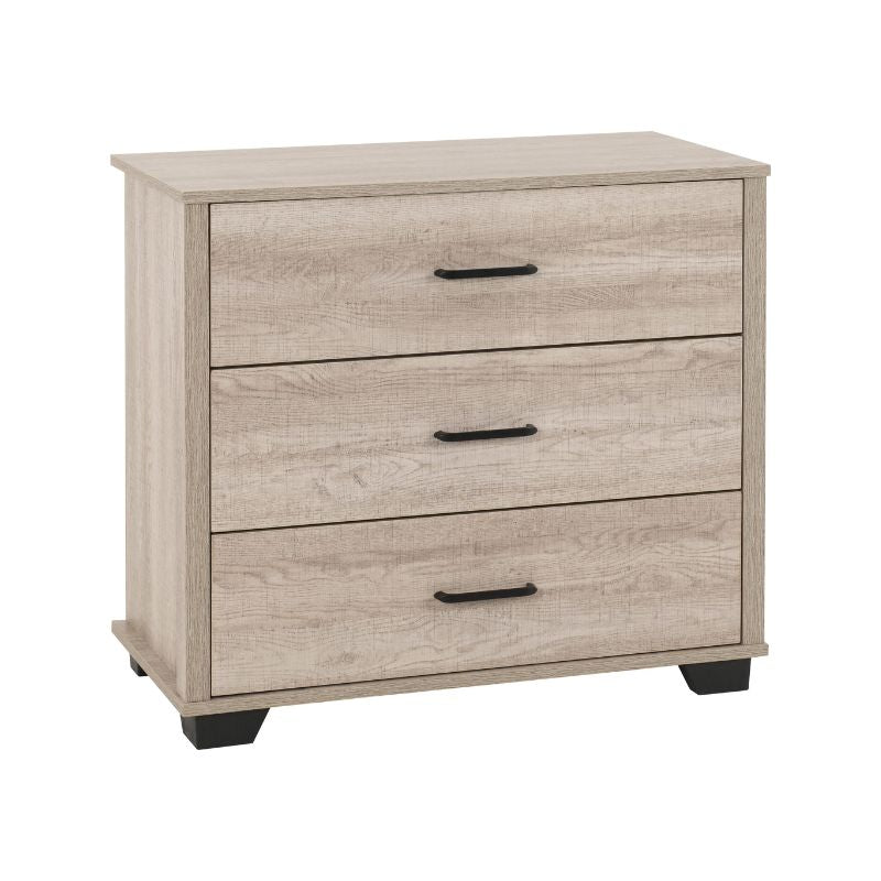 Seconique Oliver 4 Door Wardrobe Bedroom Set Light Oak Effect