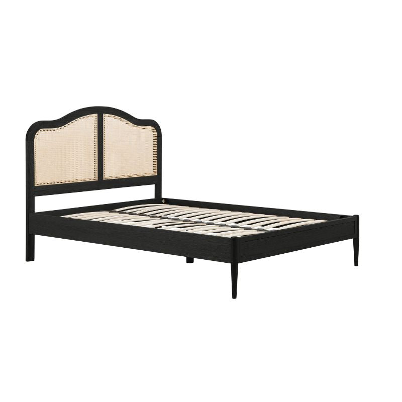 Birlea Leonie Rattan Super King Bed Black