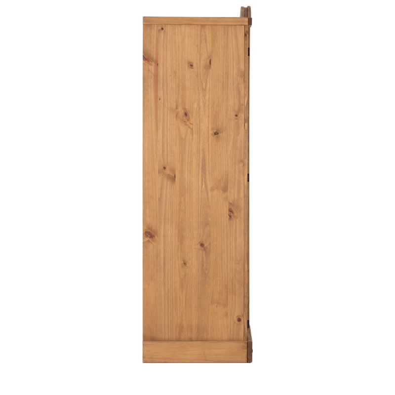 Seconique Corona 4 Door Wardrobe Distressed Waxed Pine