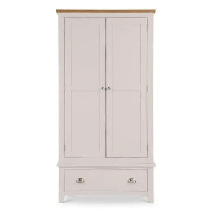 Julian Bowen Richmond 2 Door 1 Drawer Wardrobe Elephant Grey