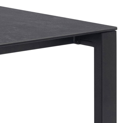 Furniture To Go Brentford Dining Table in Matte Black