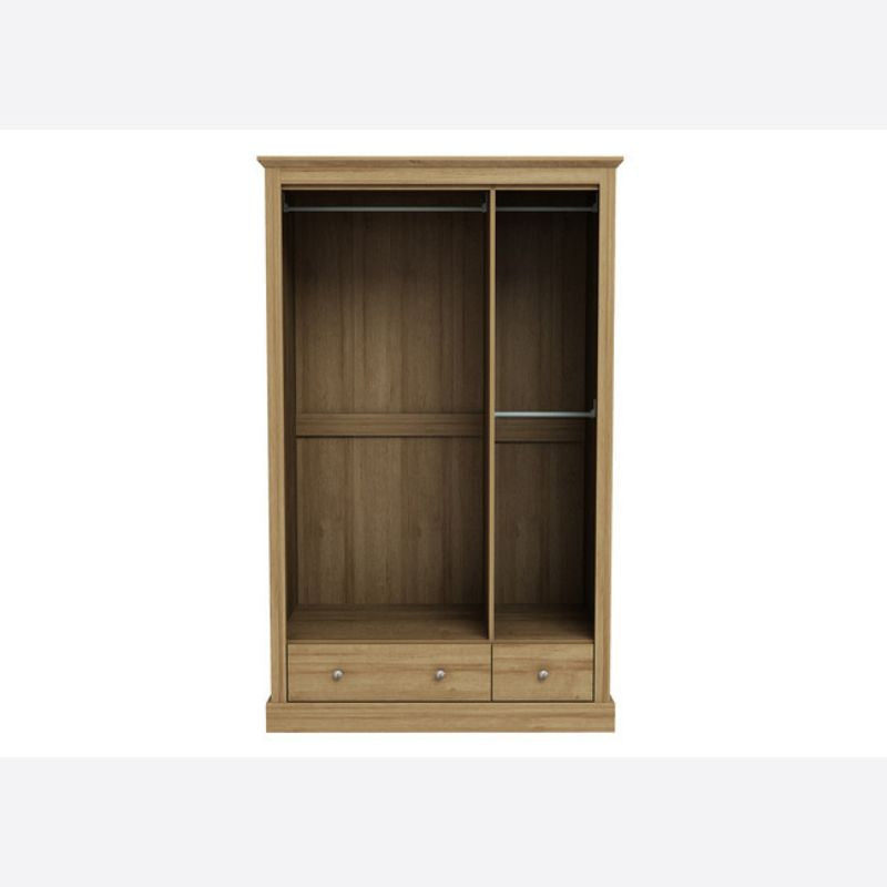 LPD Furniture Devon Triple Wardrobe Oak