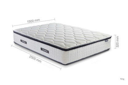 Birlea SleepSoul Bliss 800 Pocket Memory Pillow Top King Mattress