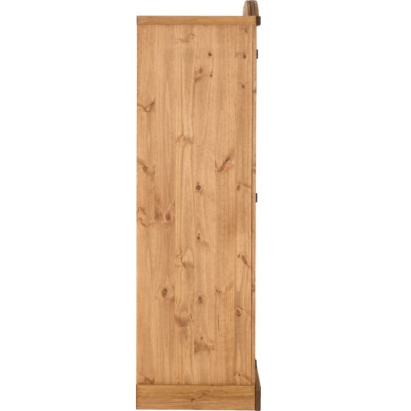 Seconique Corona 3 Door Wardrobe Distressed Waxed Pine