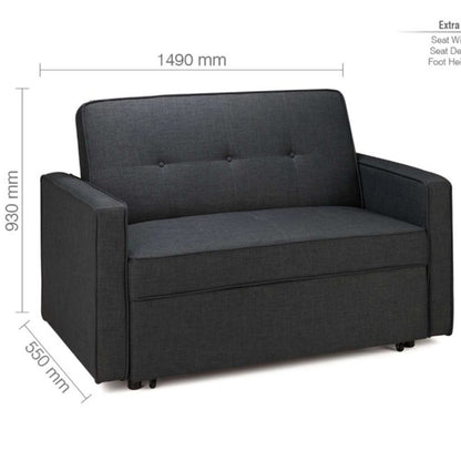 Birlea Otto Sofa Bed Grey