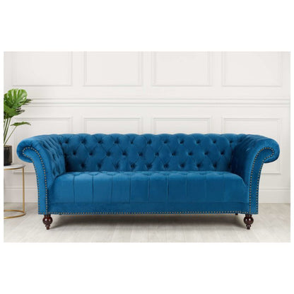 Birlea Chester 3 Seater Sofa Midnight Blue