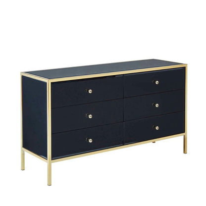 Birlea Fenwick 6 Drawer Chest Black