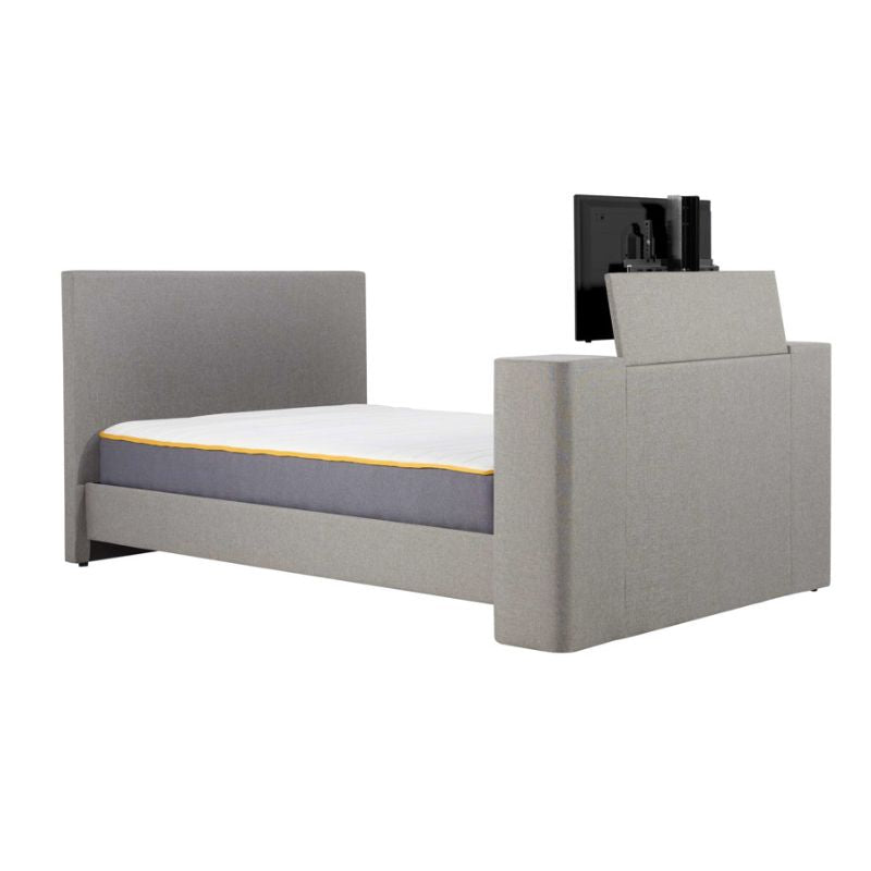 Birlea Plaza Double TV Bed Grey